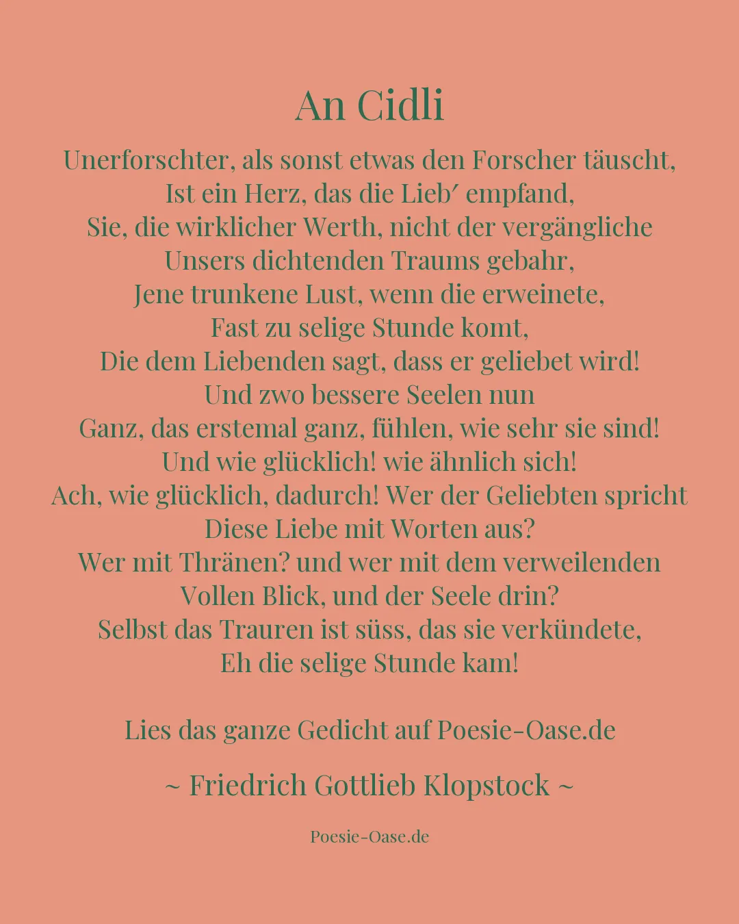 Illustration zu An Cidli