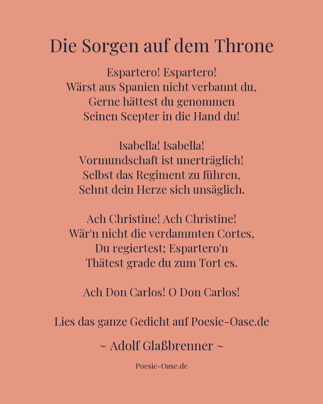 Illustration zu Die Sorgen auf dem Throne