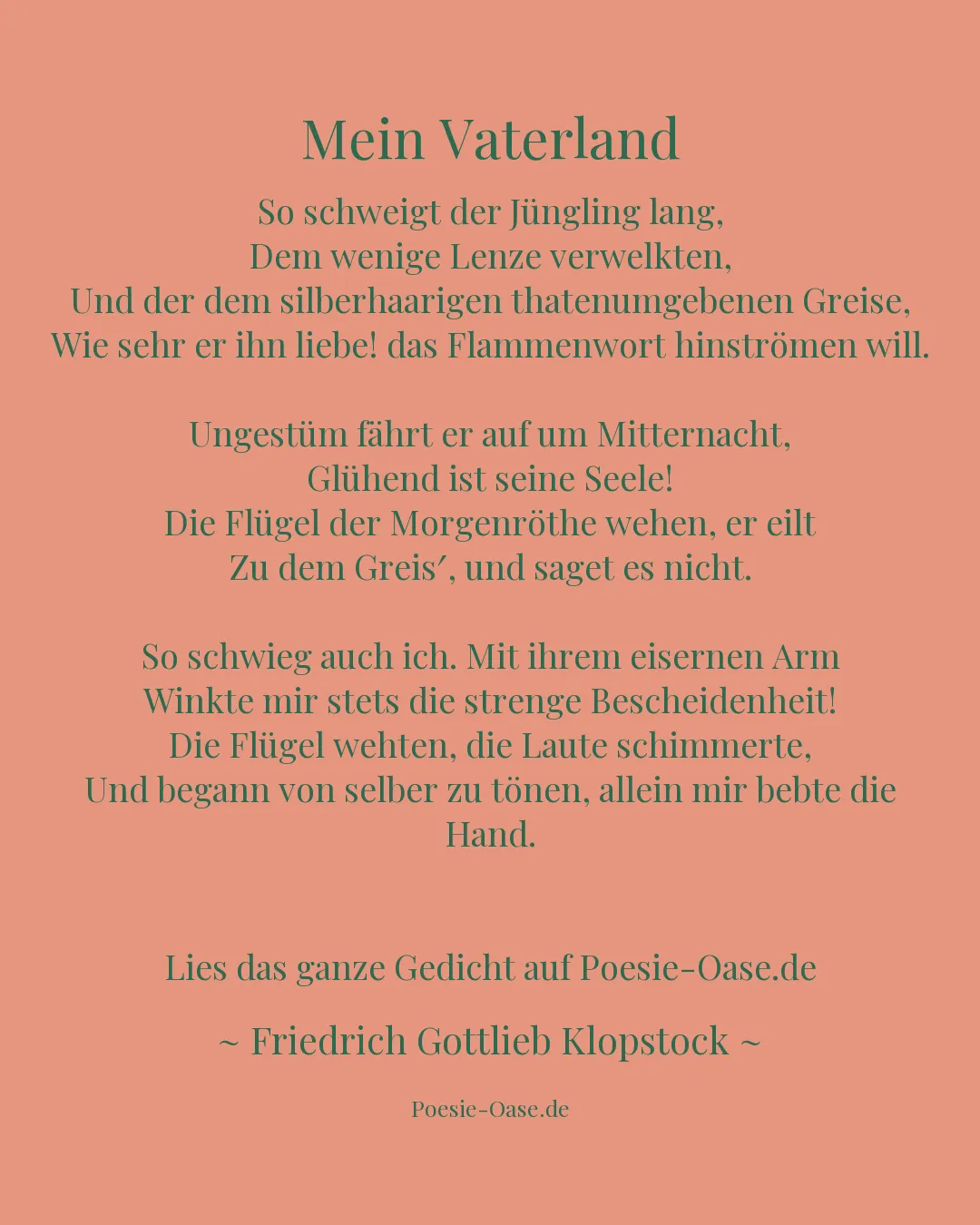 Illustration zu Mein Vaterland