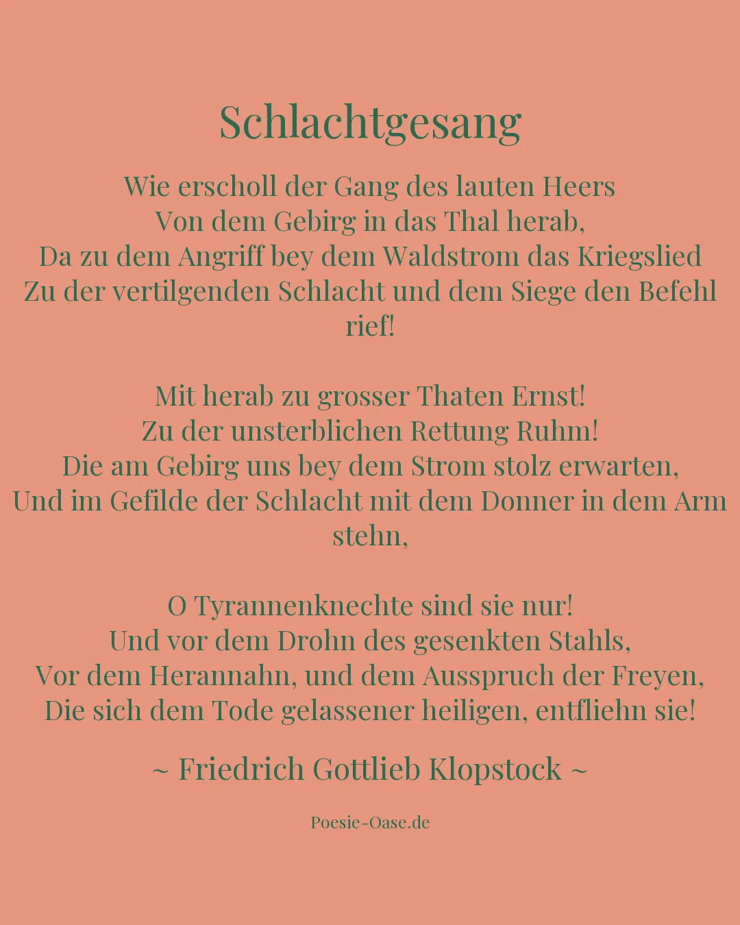 Illustration zu Schlachtgesang