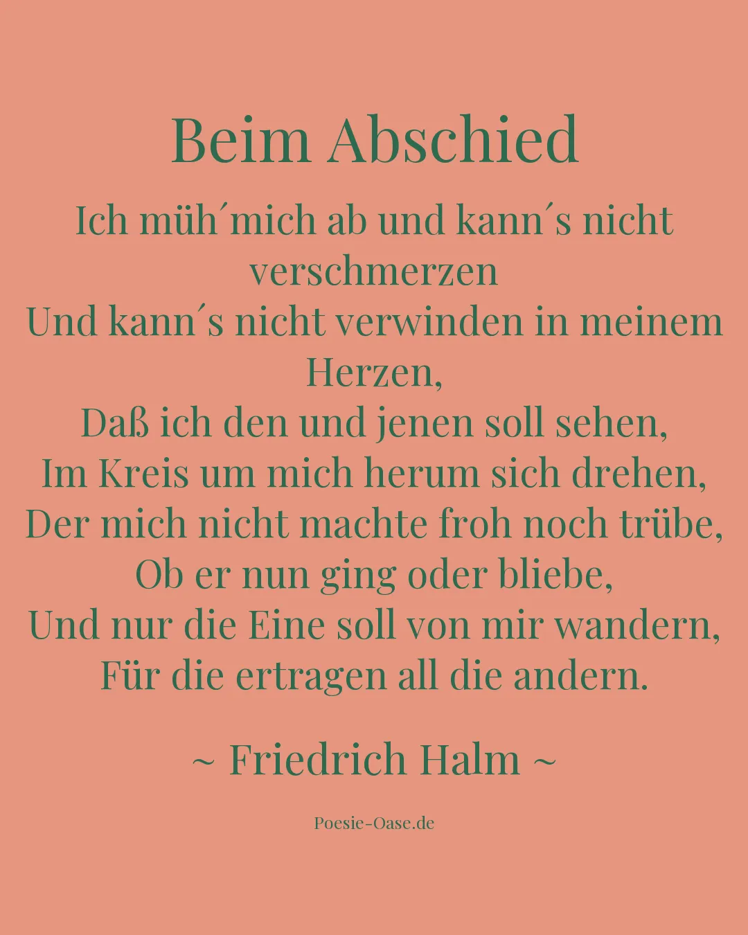 Illustration zu Beim Abschied