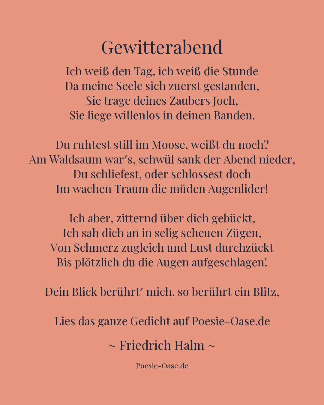 Illustration zu Gewitterabend