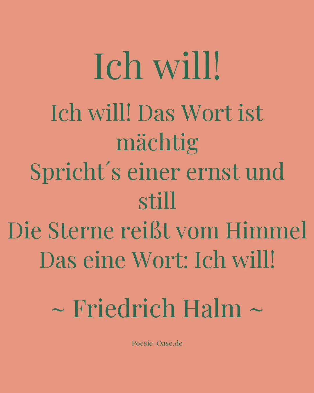 Illustration zu Ich will!
