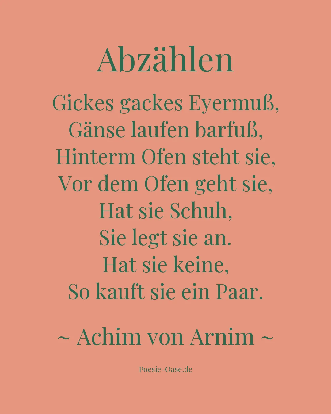 Illustration zu Abzählen