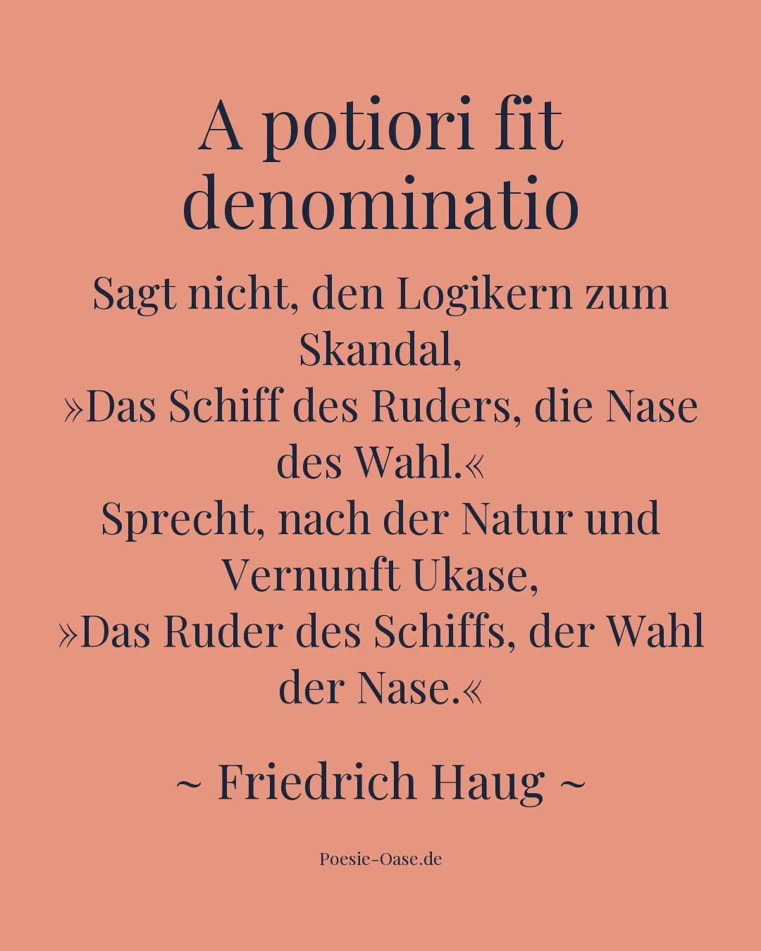 Illustration zu A potiori fit denominatio