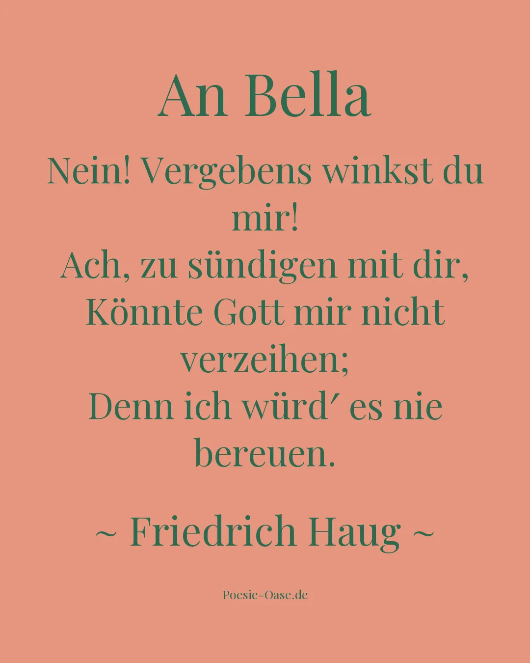 Illustration zu An Bella