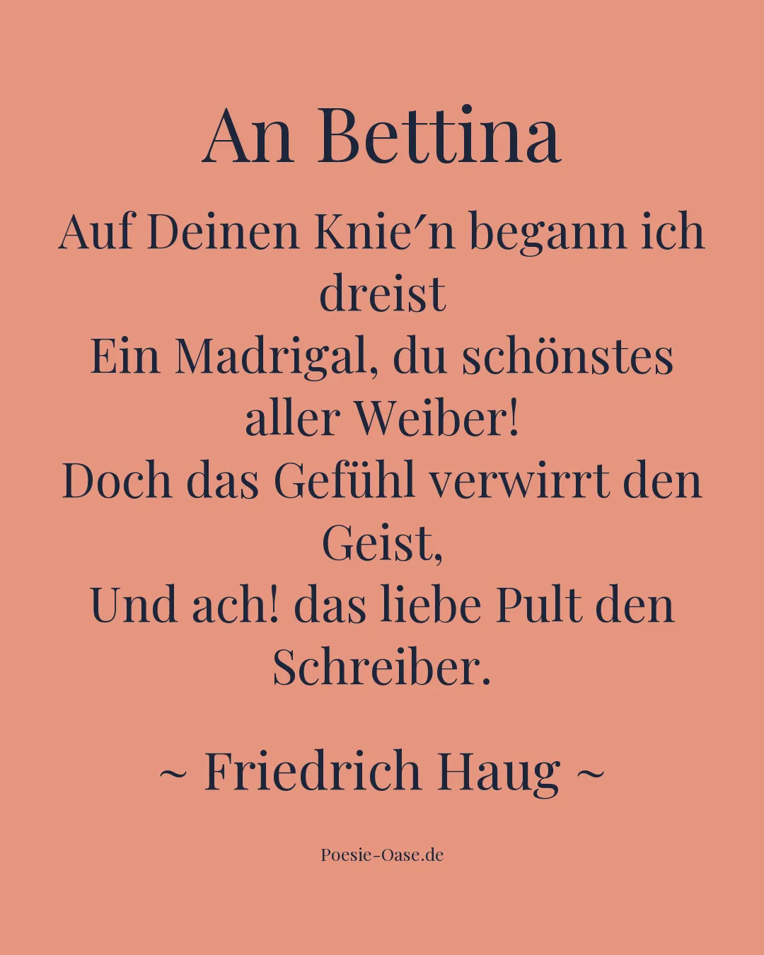 Illustration zu An Bettina