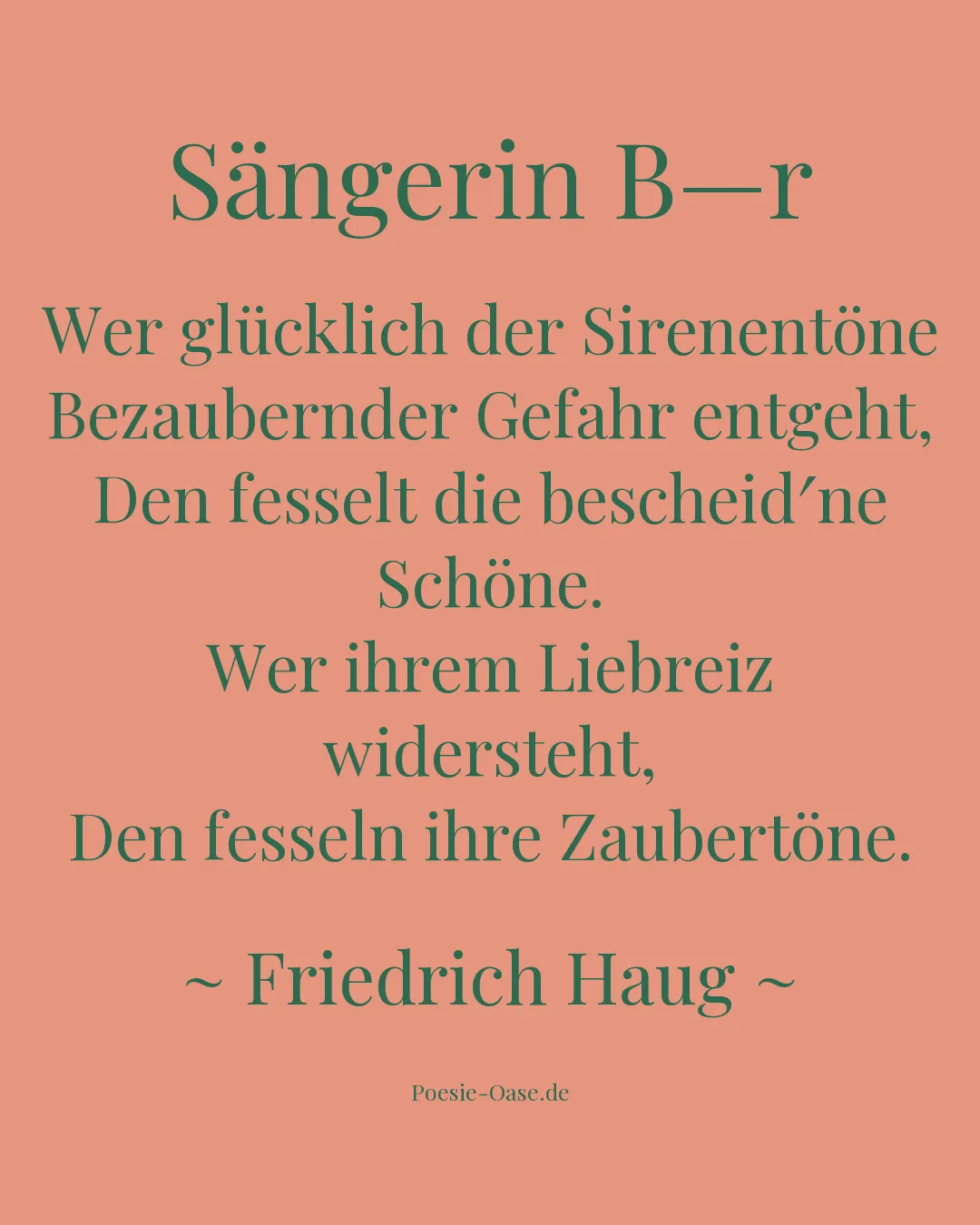 Illustration zu Sängerin B—r