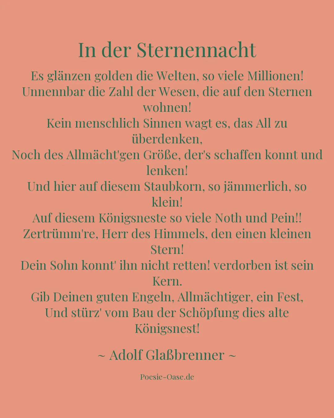 Illustration zu In der Sternennacht