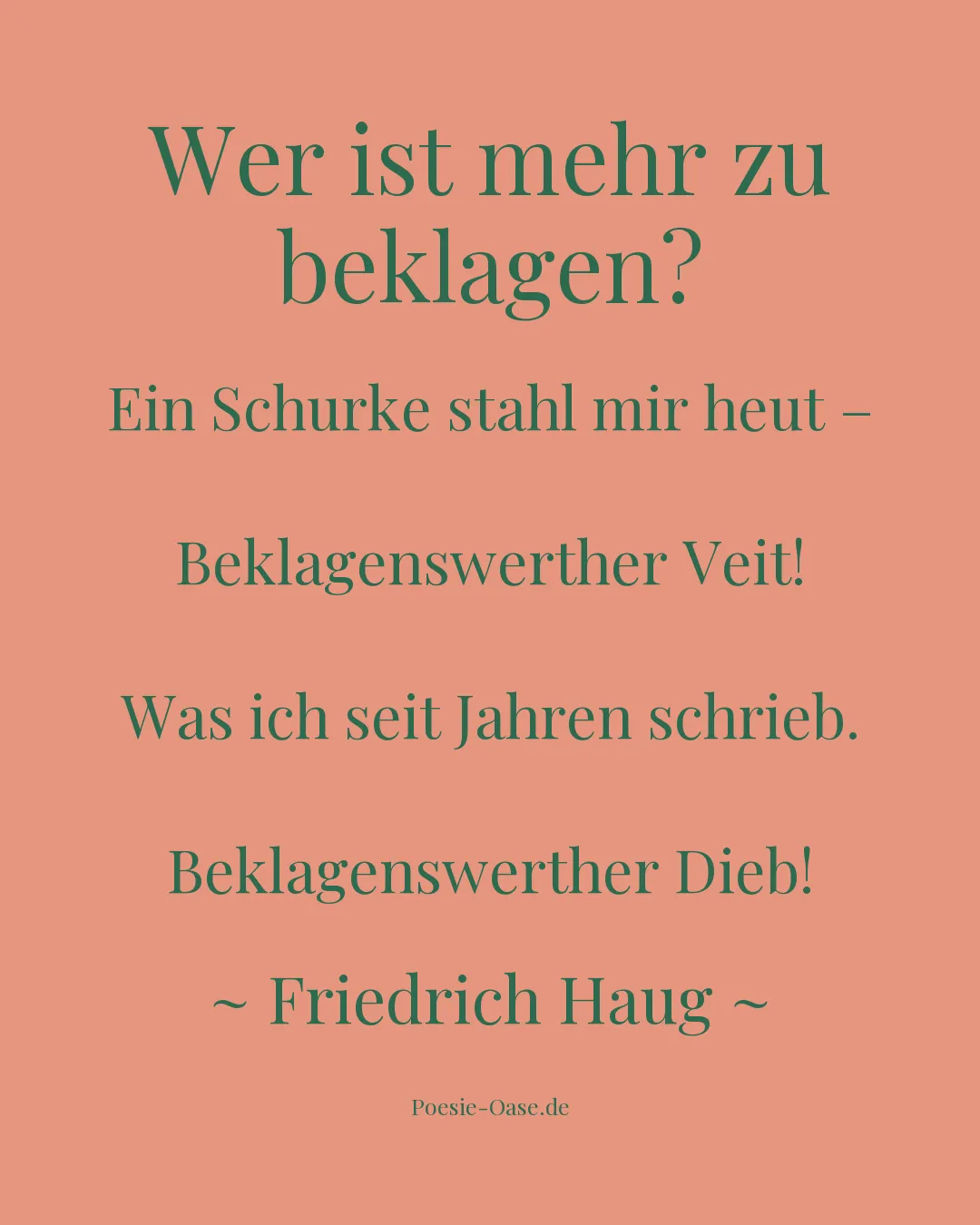 Illustration zu Wer ist mehr zu beklagen?