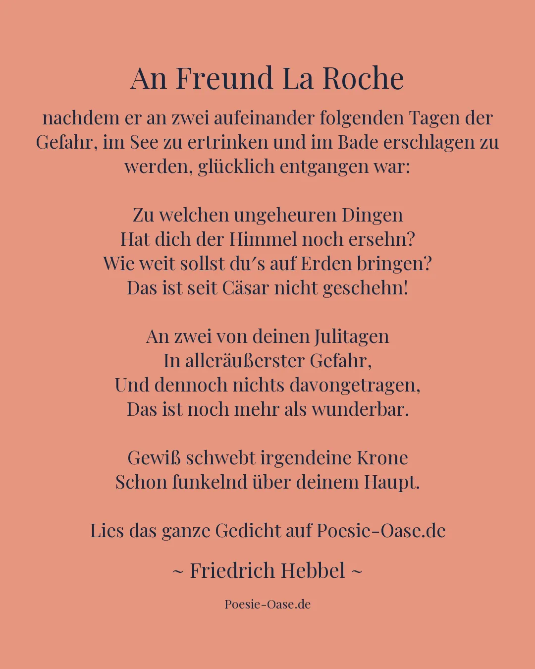 Illustration zu An Freund La Roche