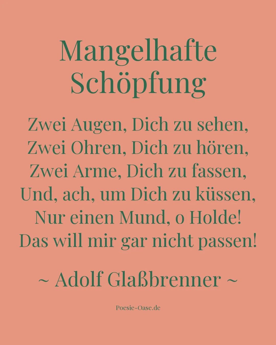 Illustration zu Mangelhafte Schöpfung