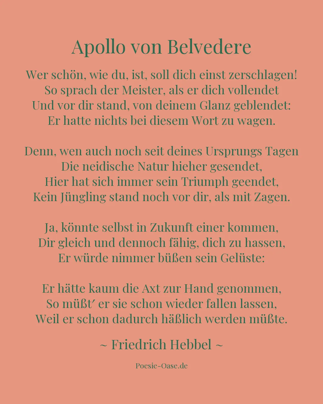 Illustration zu Apollo von Belvedere