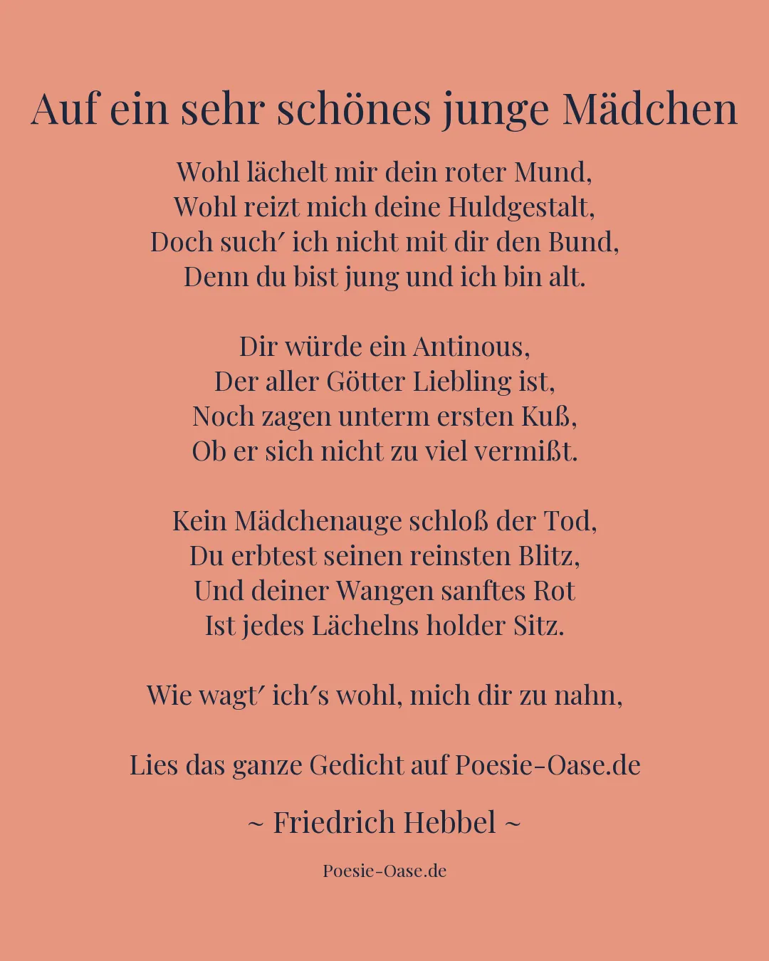 Illustration zu Auf ein sehr schönes junge Mädchen