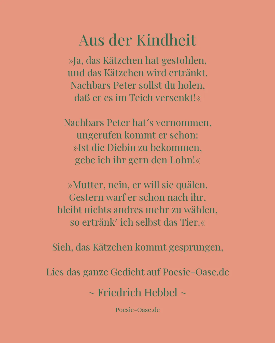 Illustration zu Aus der Kindheit