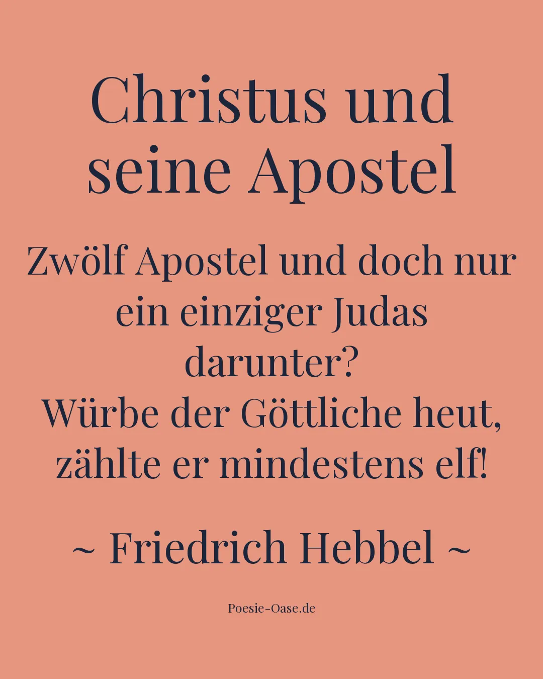 Illustration zu Christus und seine Apostel