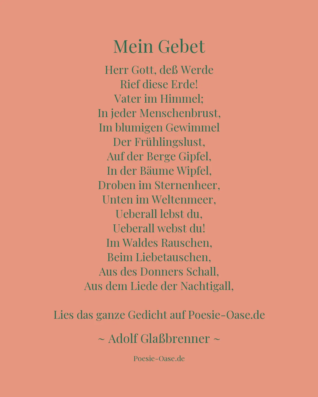 Illustration zu Mein Gebet