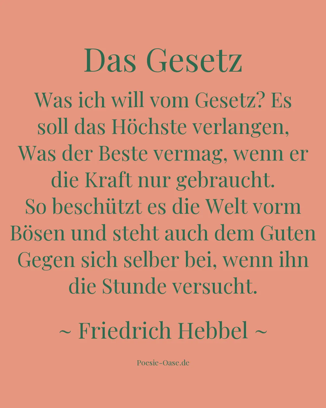 Illustration zu Das Gesetz