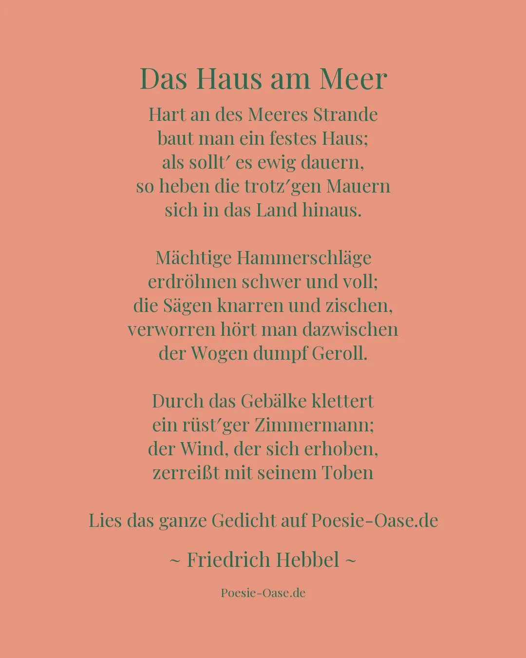 Illustration zu Das Haus am Meer