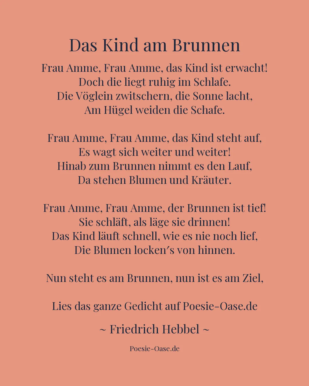 Illustration zu Das Kind am Brunnen