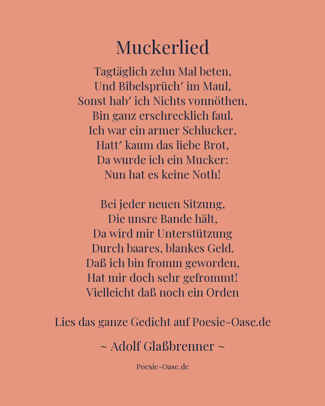 Illustration zu Muckerlied