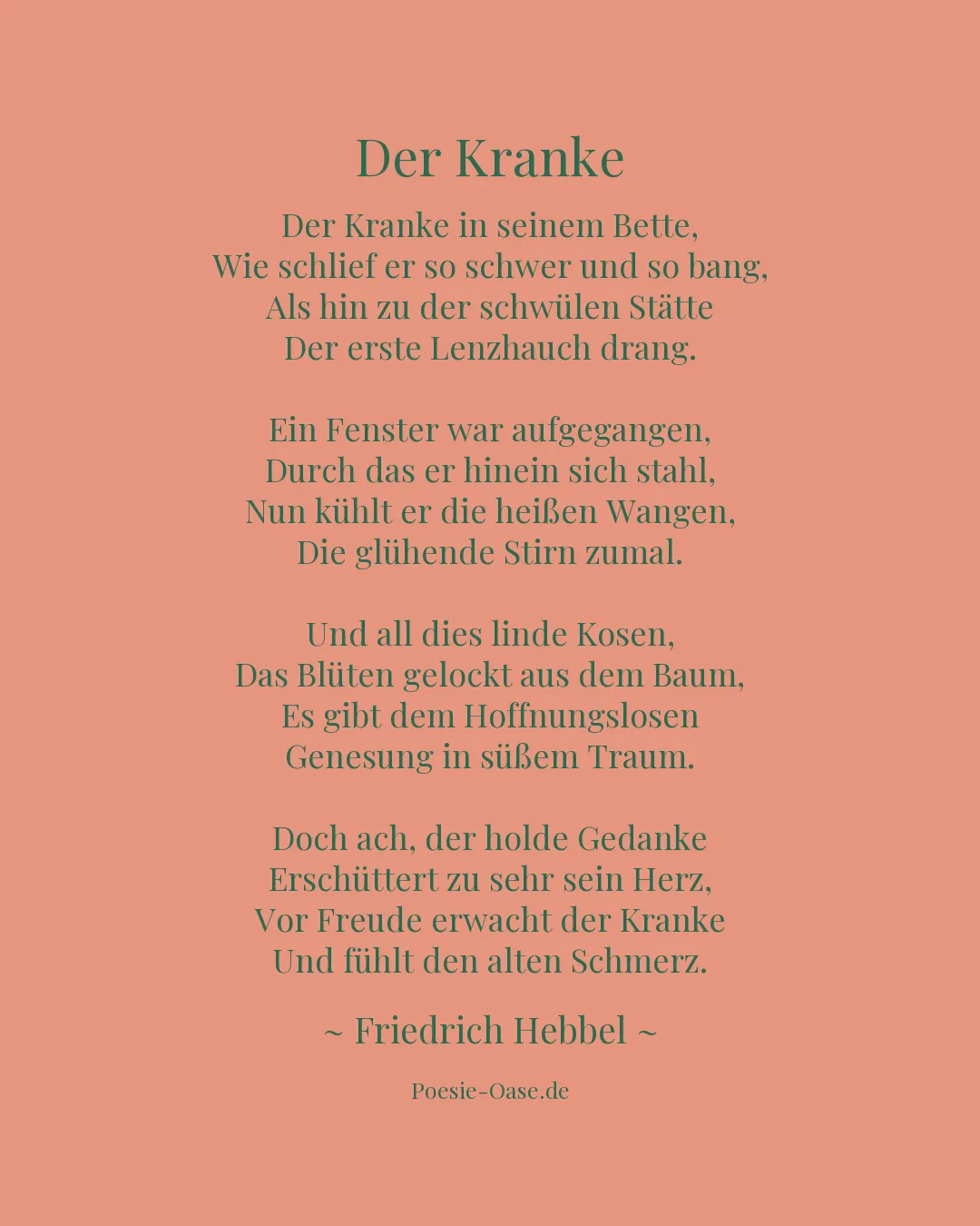 Illustration zu Der Kranke