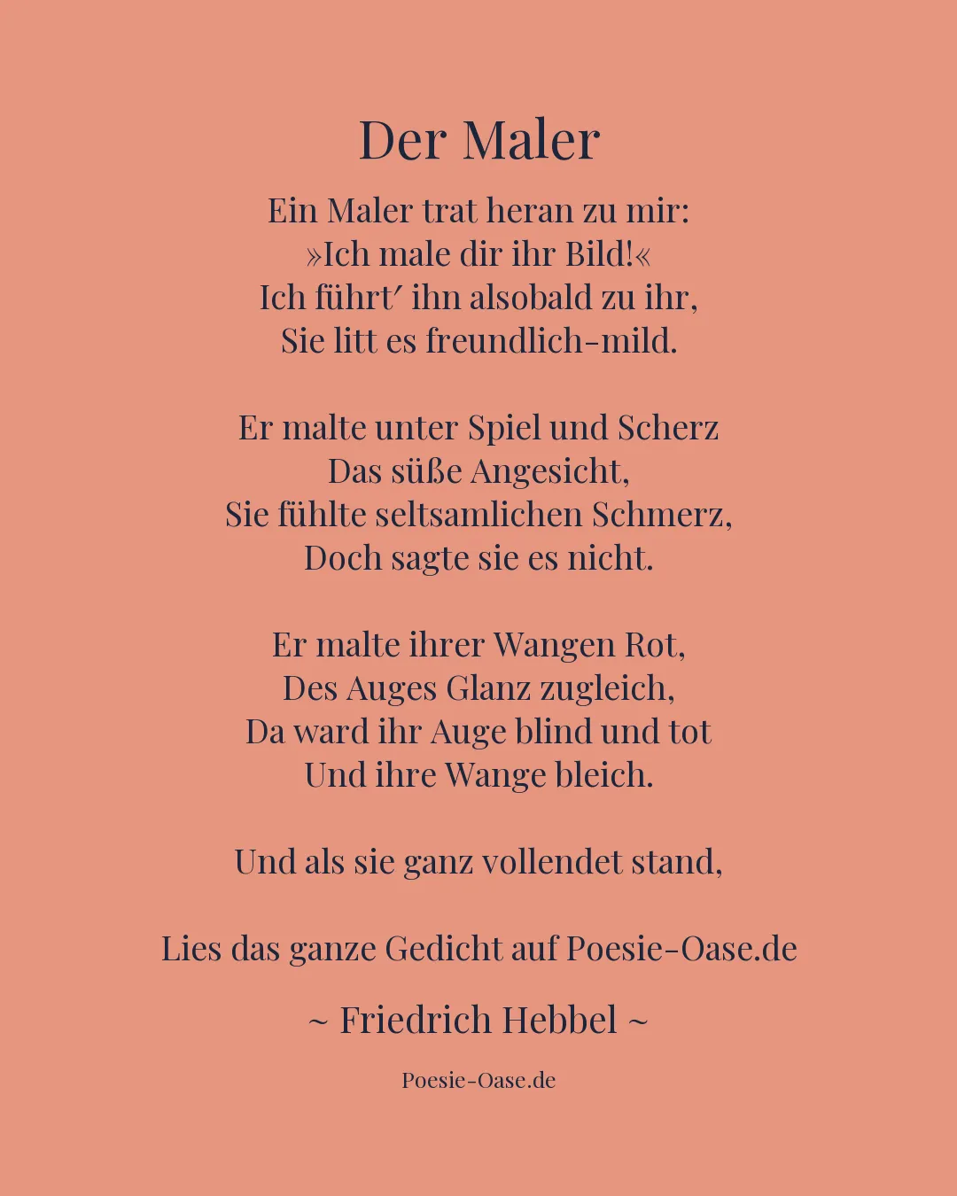 Illustration zu Der Maler