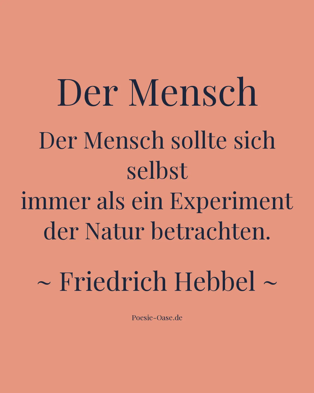 Illustration zu Der Mensch