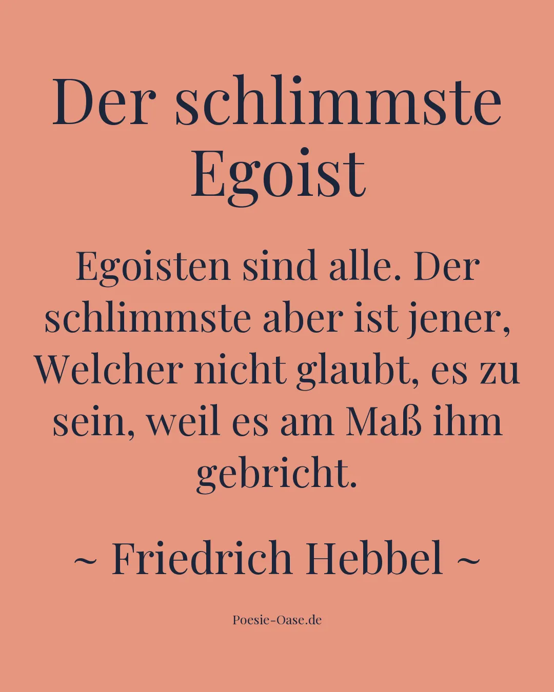 Illustration zu Der schlimmste Egoist