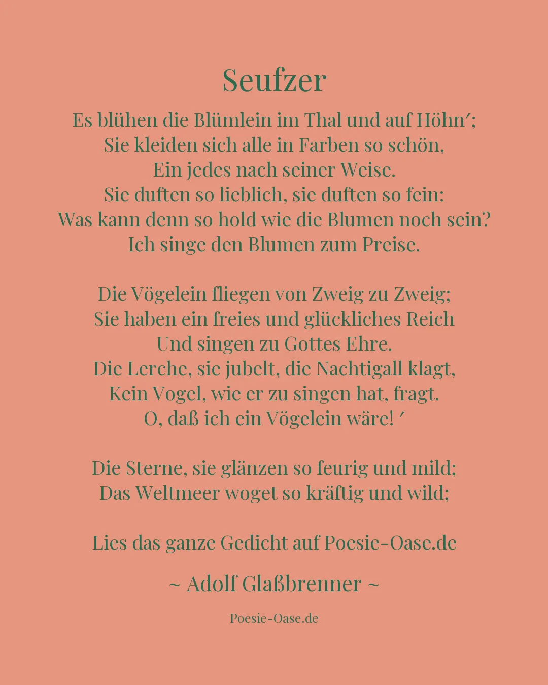 Illustration zu Seufzer