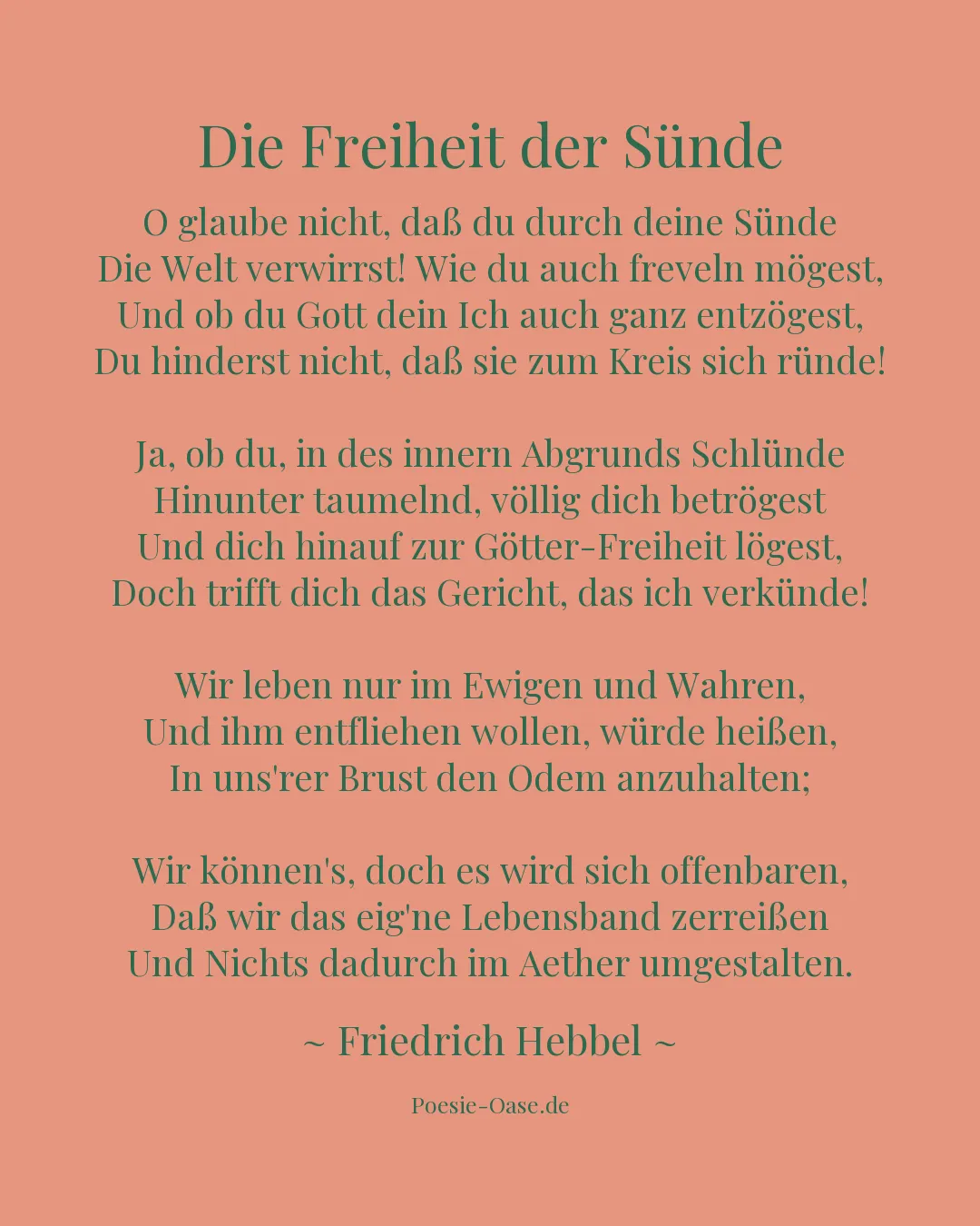 Illustration zu Die Freiheit der Sünde