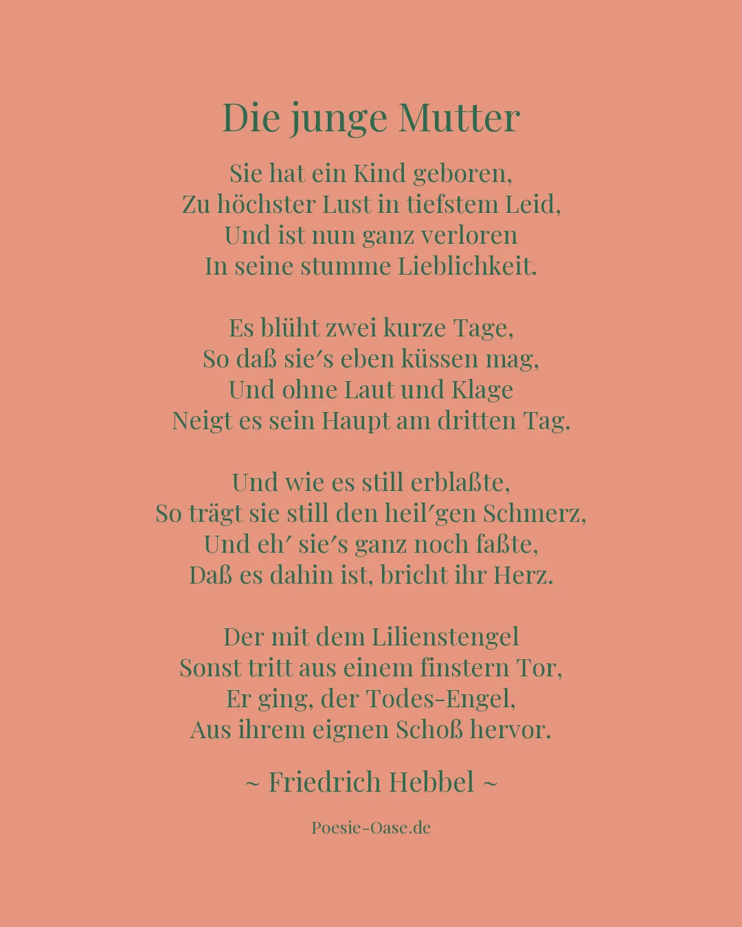 Illustration zu Die junge Mutter