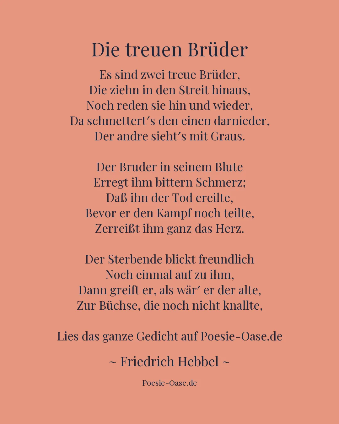 Illustration zu Die treuen Brüder