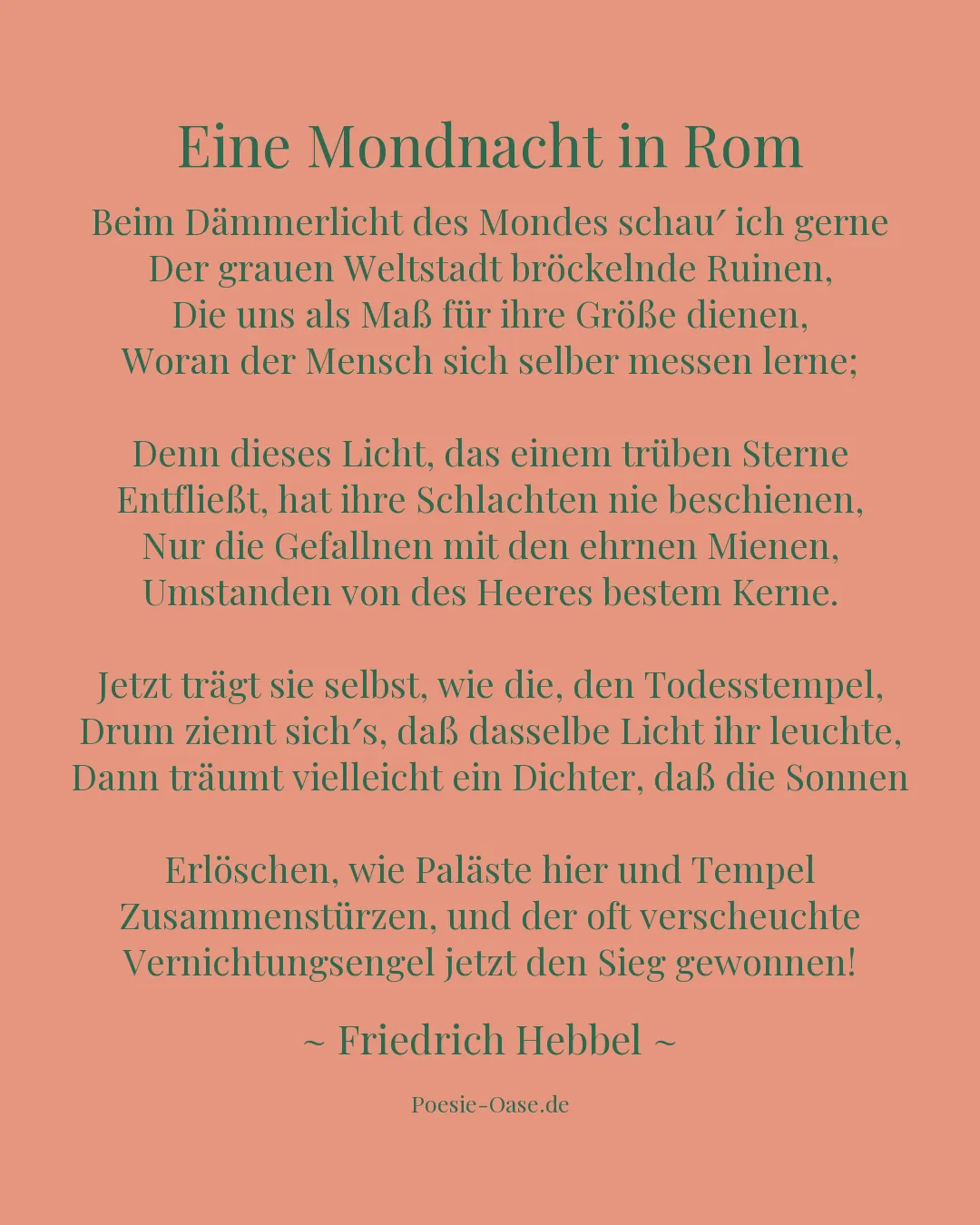 Illustration zu Eine Mondnacht in Rom