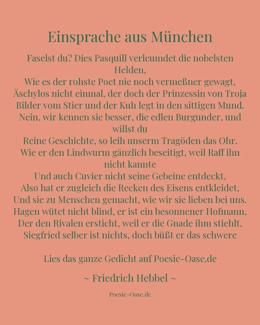 Illustration zu Einsprache aus München