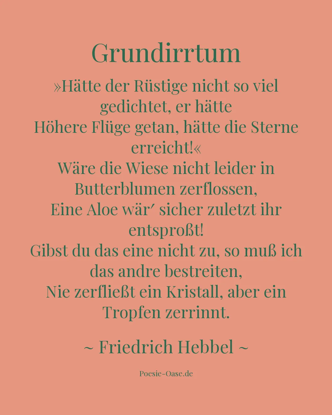 Illustration zu Grundirrtum