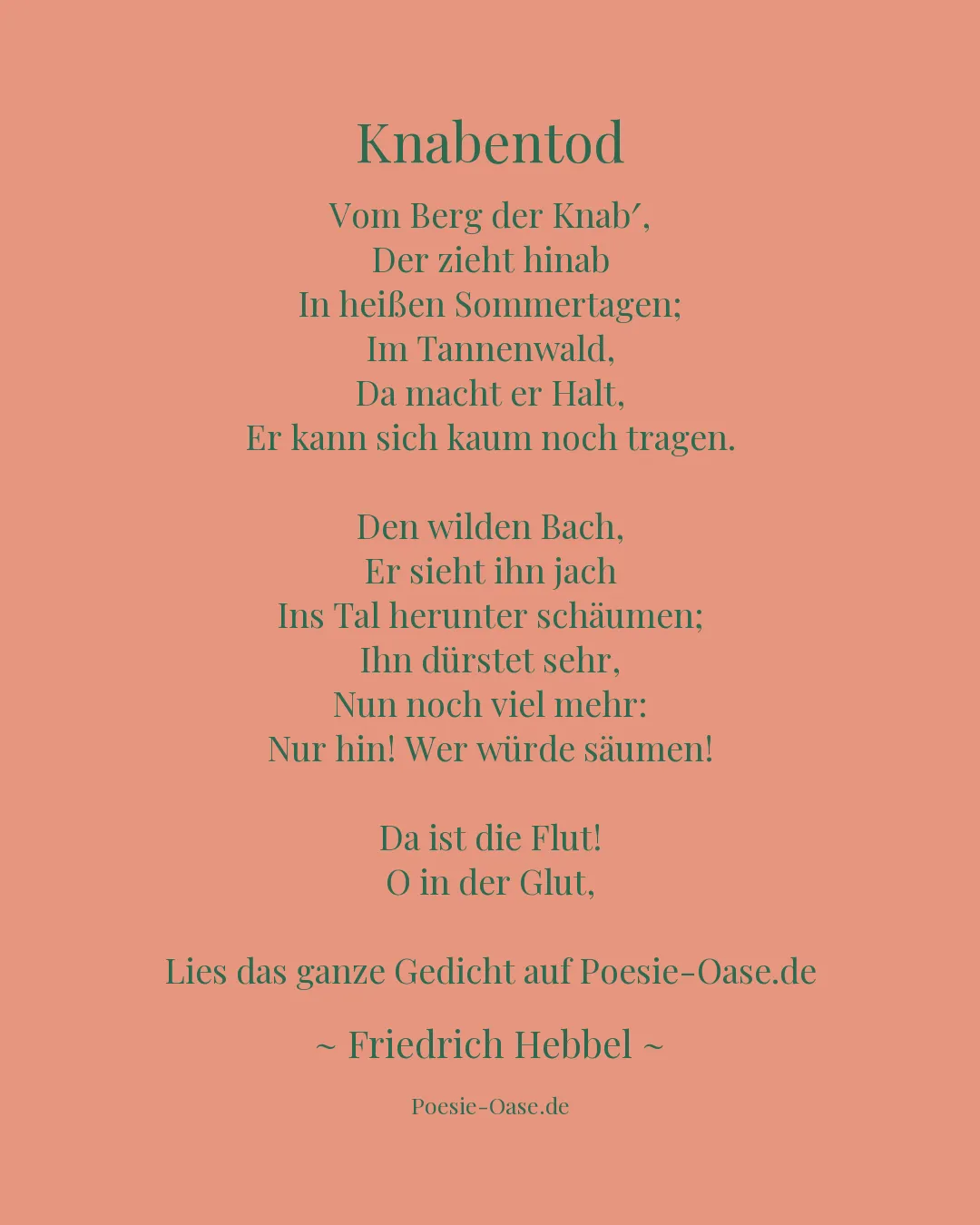 Illustration zu Knabentod