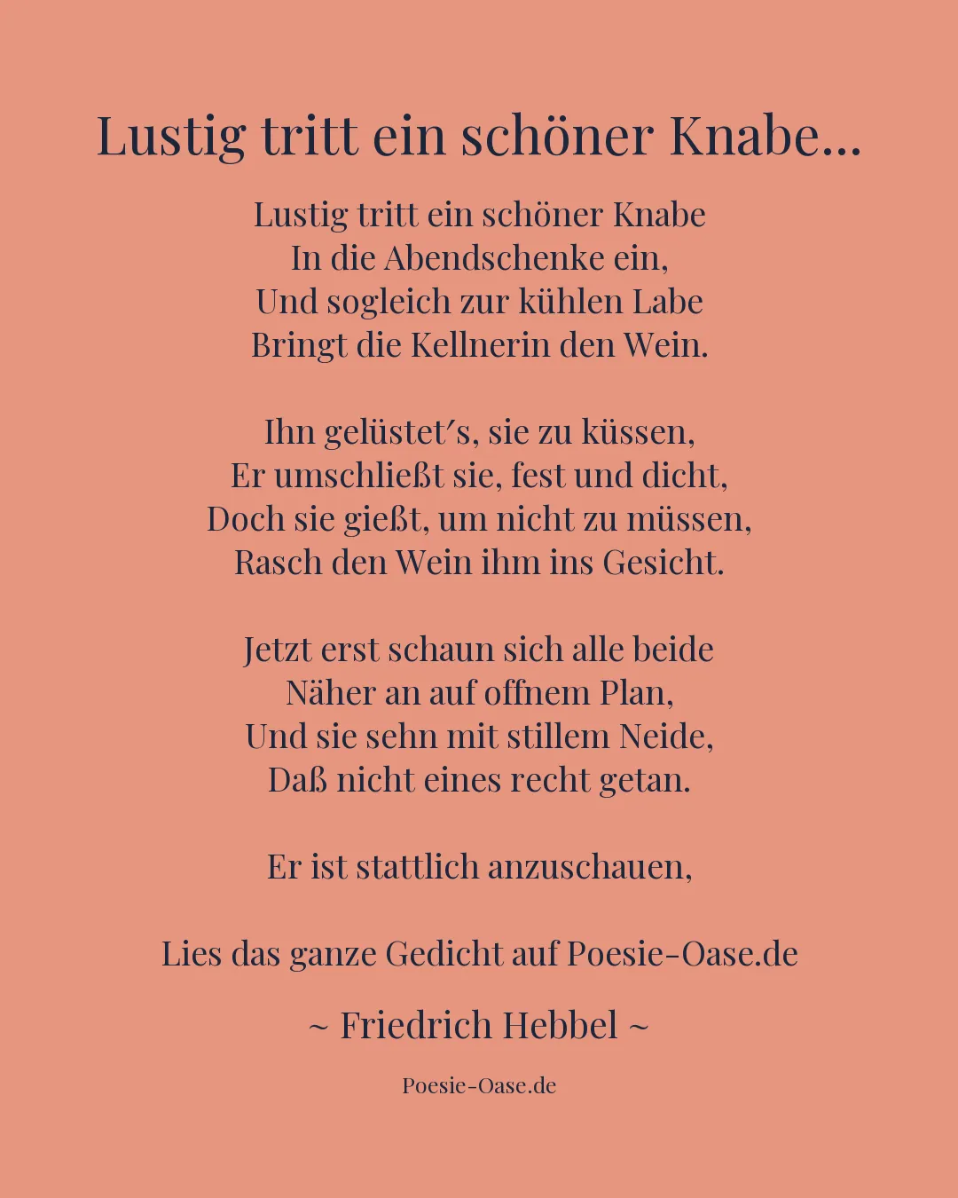 Illustration zu Lustig tritt ein schöner Knabe...