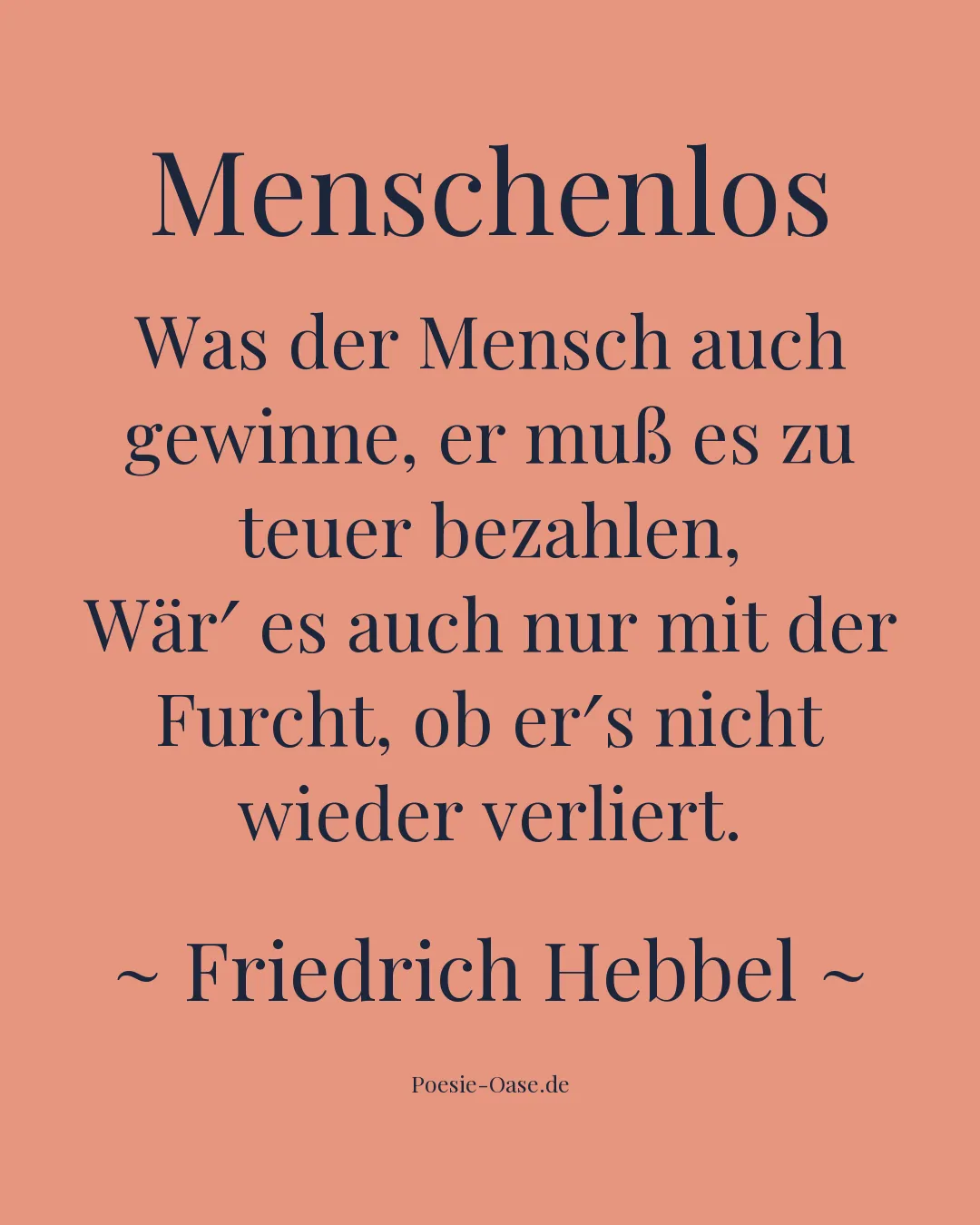 Illustration zu Menschenlos