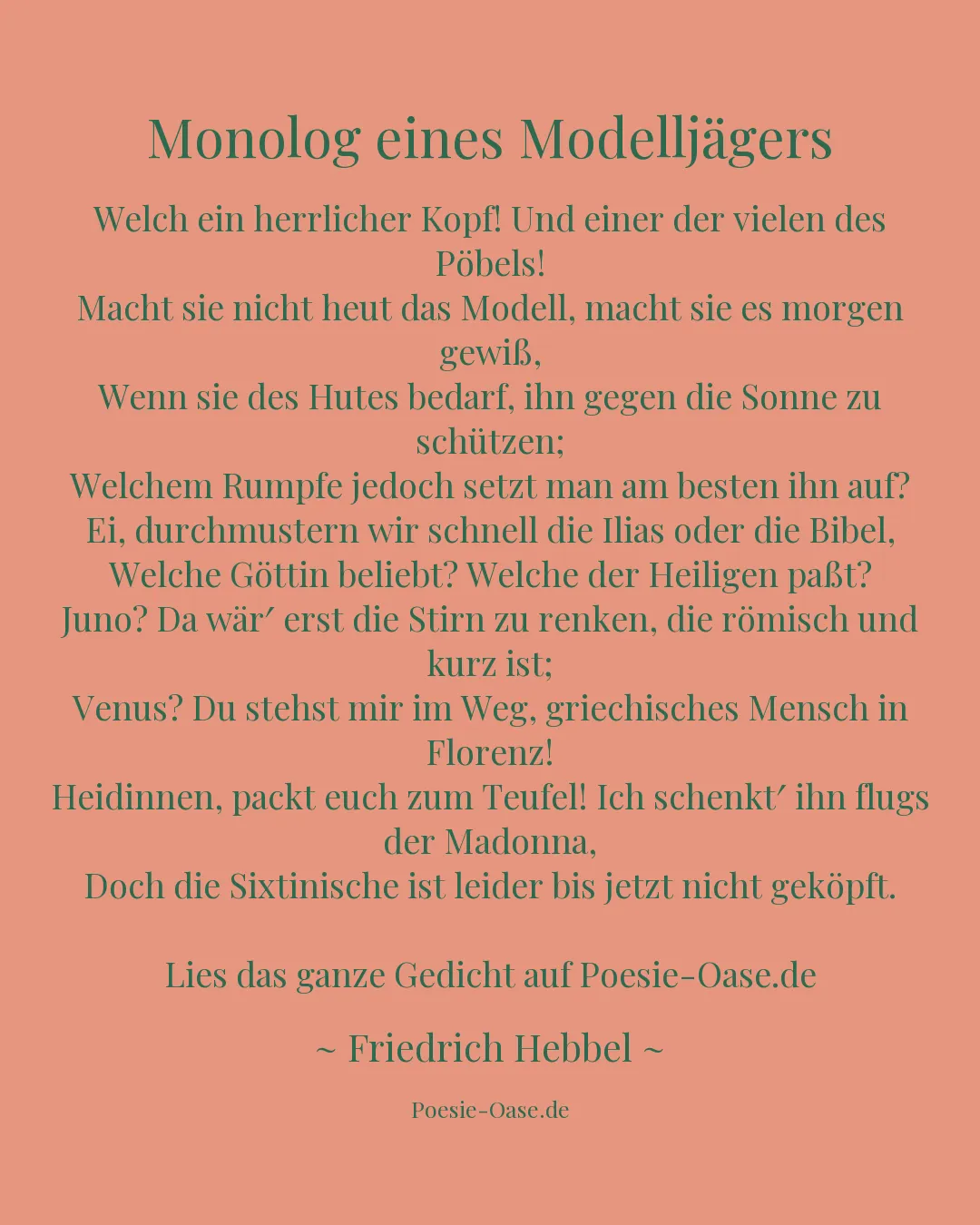 Illustration zu Monolog eines Modelljägers