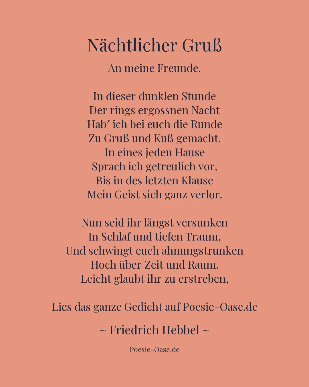 Illustration zu Nächtlicher Gruß