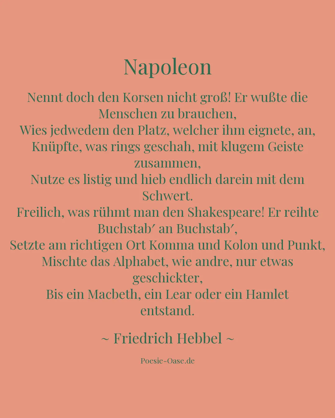 Illustration zu Napoleon