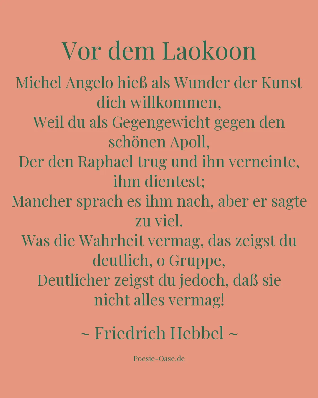 Illustration zu Vor dem Laokoon