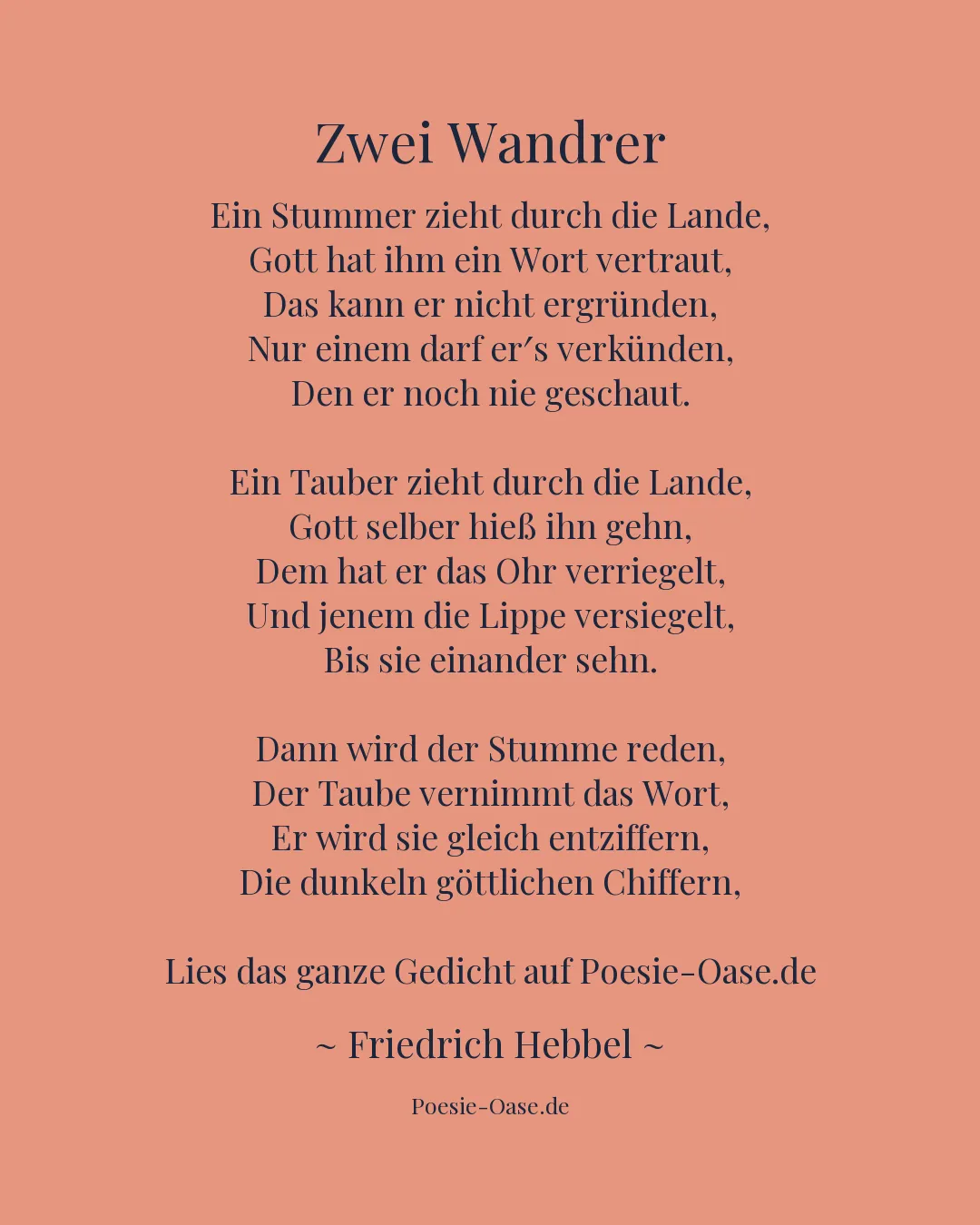 Illustration zu Zwei Wandrer