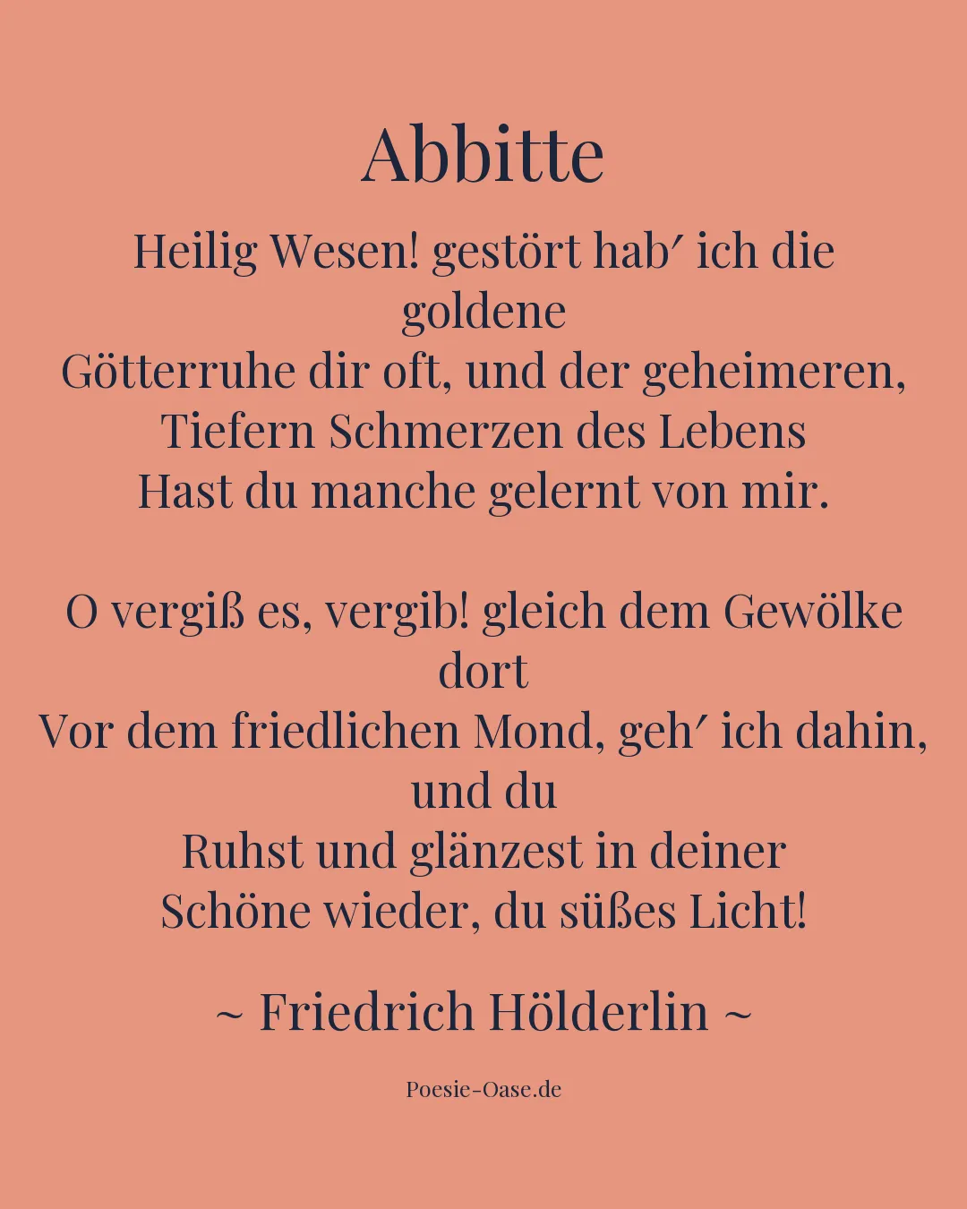 Illustration zu Abbitte