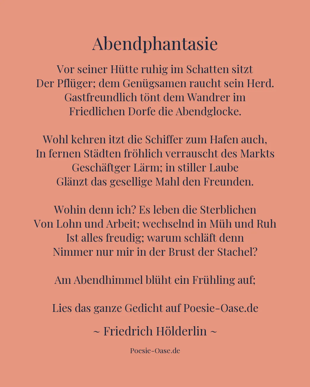 Illustration zu Abendphantasie