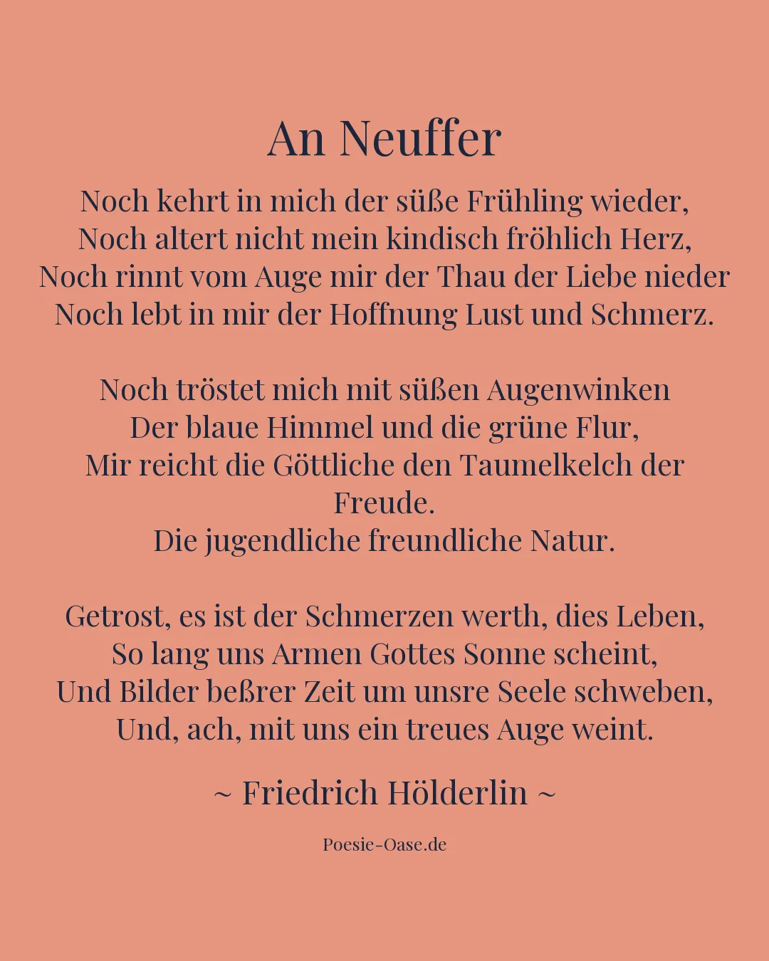 Illustration zu An Neuffer