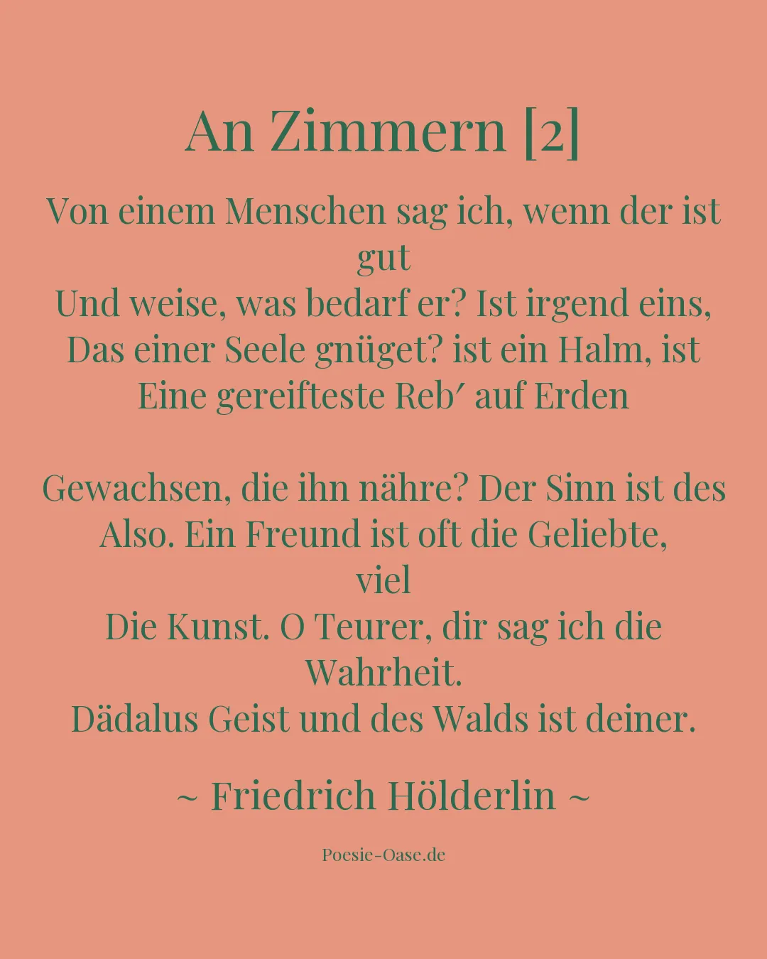 Illustration zu An Zimmern [2]