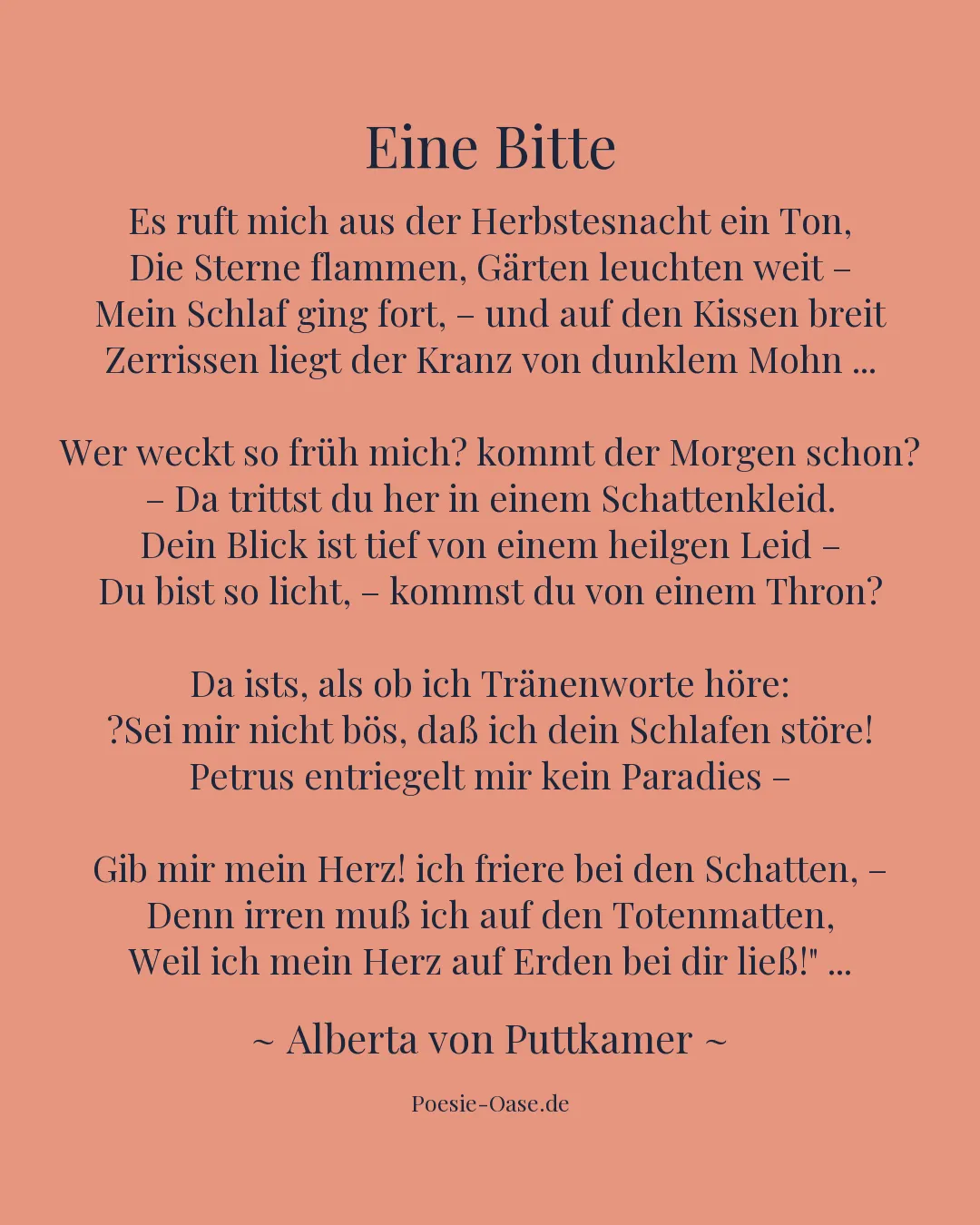 Illustration zu Eine Bitte