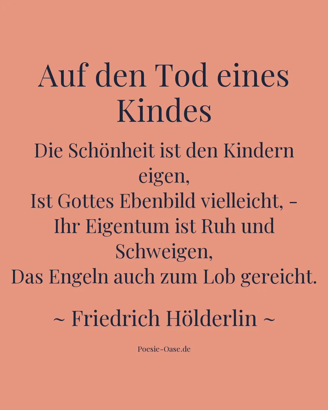 Illustration zu Auf den Tod eines Kindes